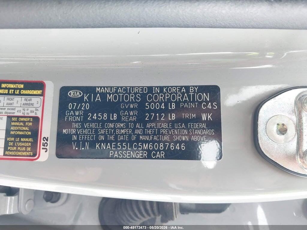 KNAE55LC5M6087646 2021 KIA STINGER photo no. 9