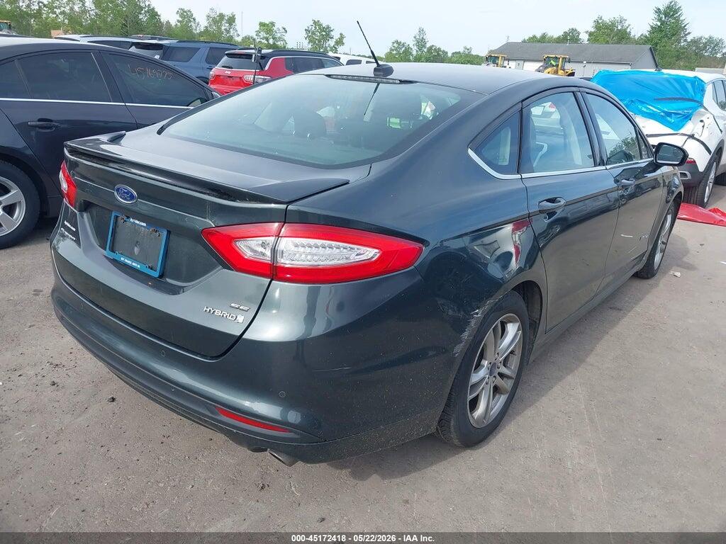 3FA6P0LUXFR221995 2015 FORD FUSION HYBRID photo no. 4