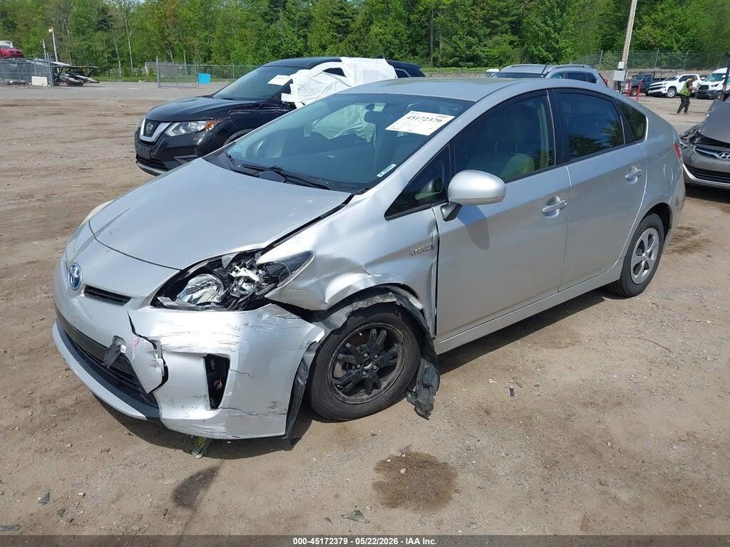 JTDKN3DU1D5581039 2013 TOYOTA PRIUS photo no. 2