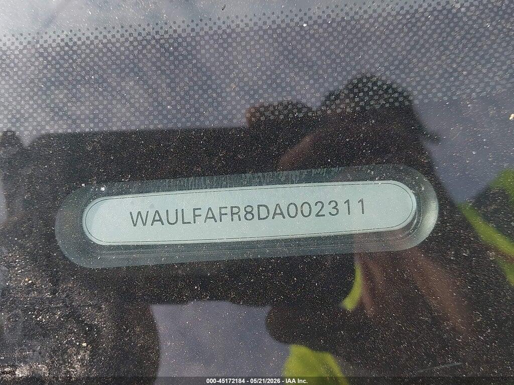 WAULFAFR8DA002311 2013 AUDI A5 photo no. 9