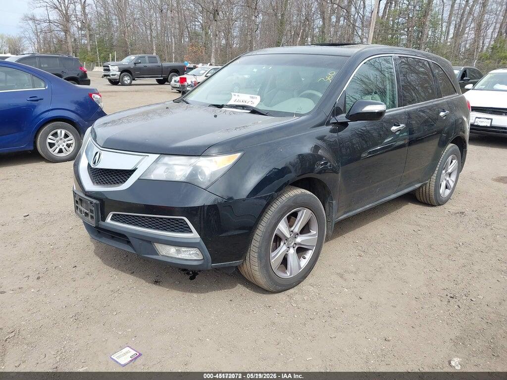 2HNYD2H28DH518281 2013 ACURA MDX photo no. 2