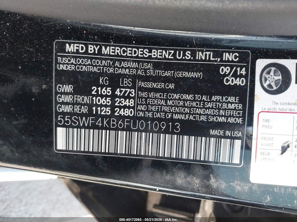 55SWF4KB6FU010913 2015 MERCEDES-BENZ C 300 photo no. 9
