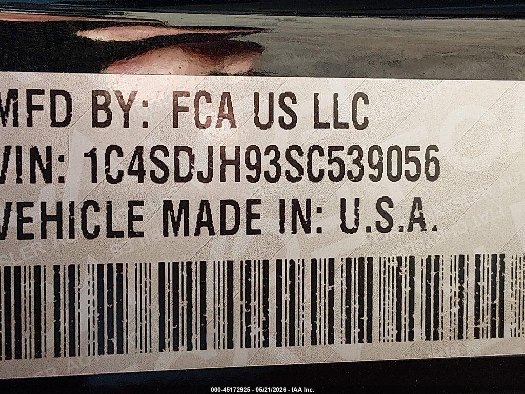 1C4SDJH93SC539056 2025 DODGE DURANGO photo no. 9