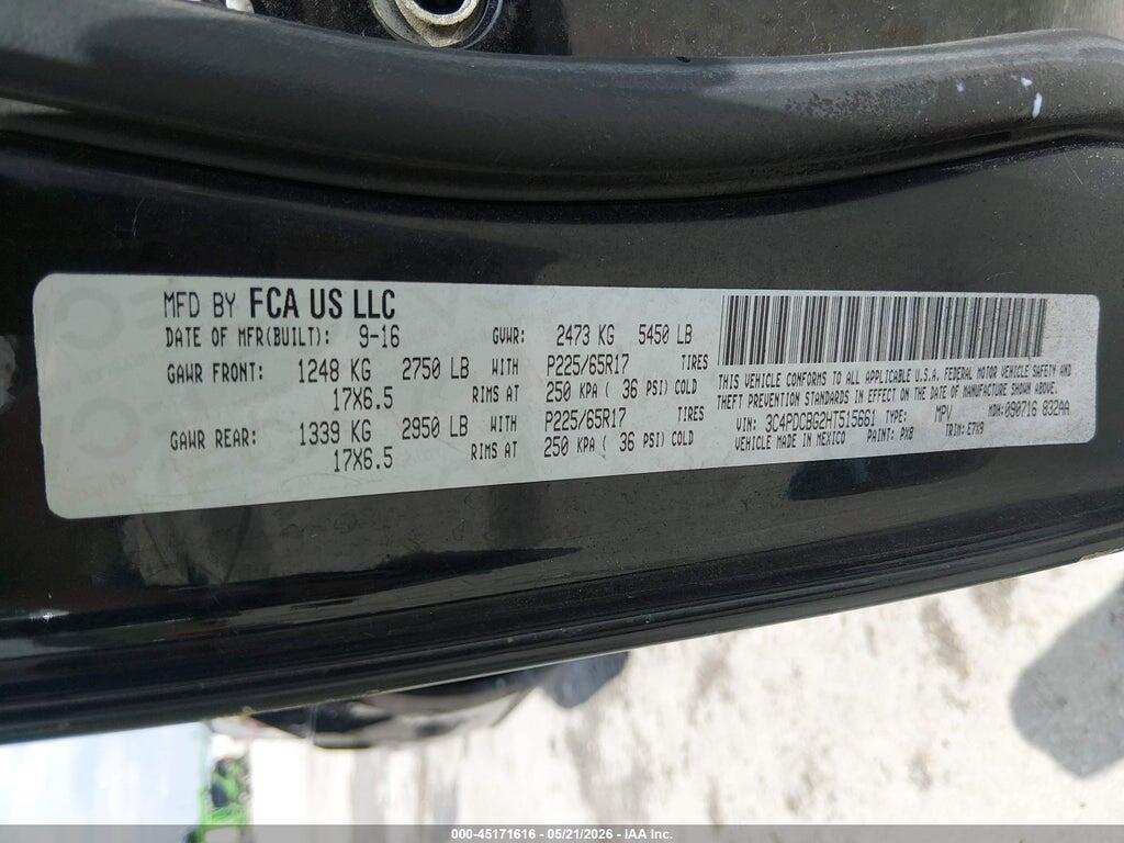 3C4PDCBG2HT515661 2017 DODGE JOURNEY photo no. 9