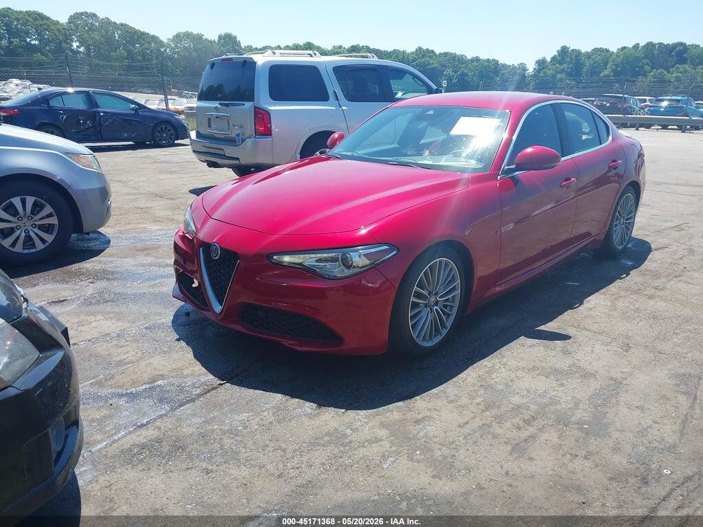 ZARFAECN4H7557448 2017 ALFA ROMEO GIULIA photo no. 2