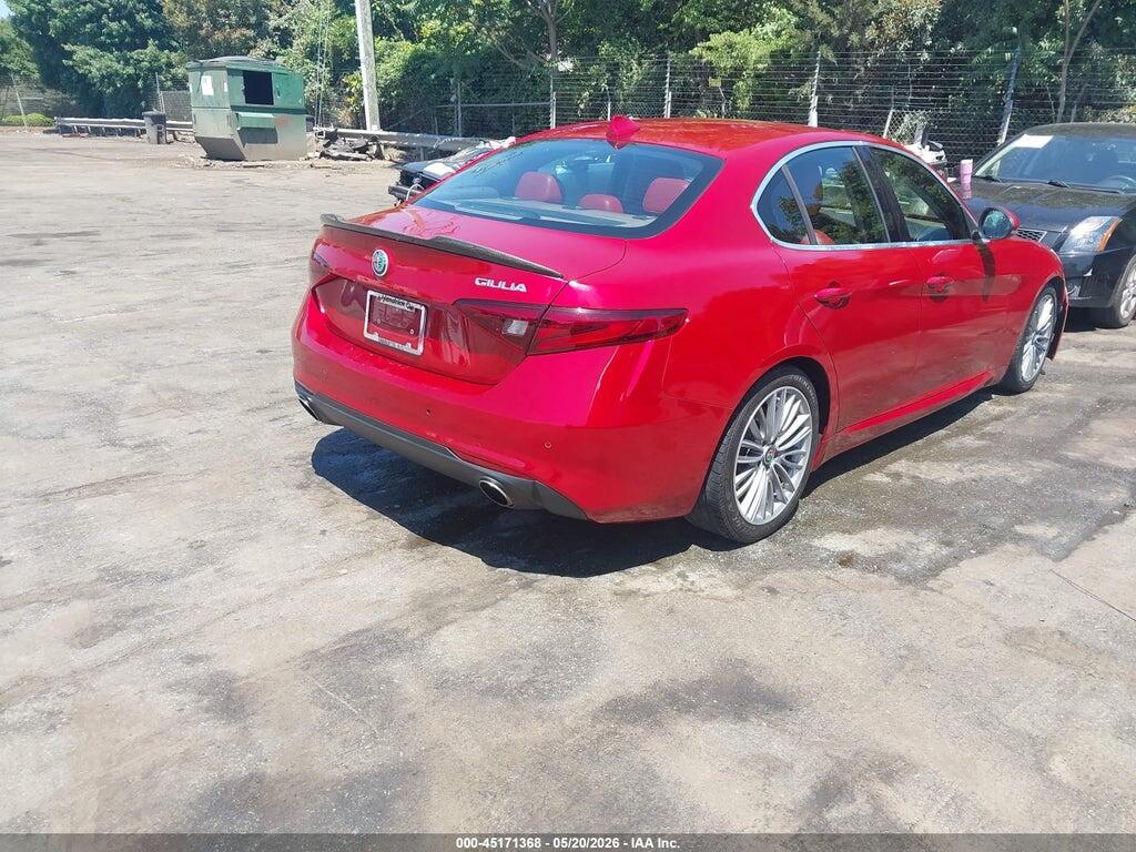 ZARFAECN4H7557448 2017 ALFA ROMEO GIULIA photo no. 4