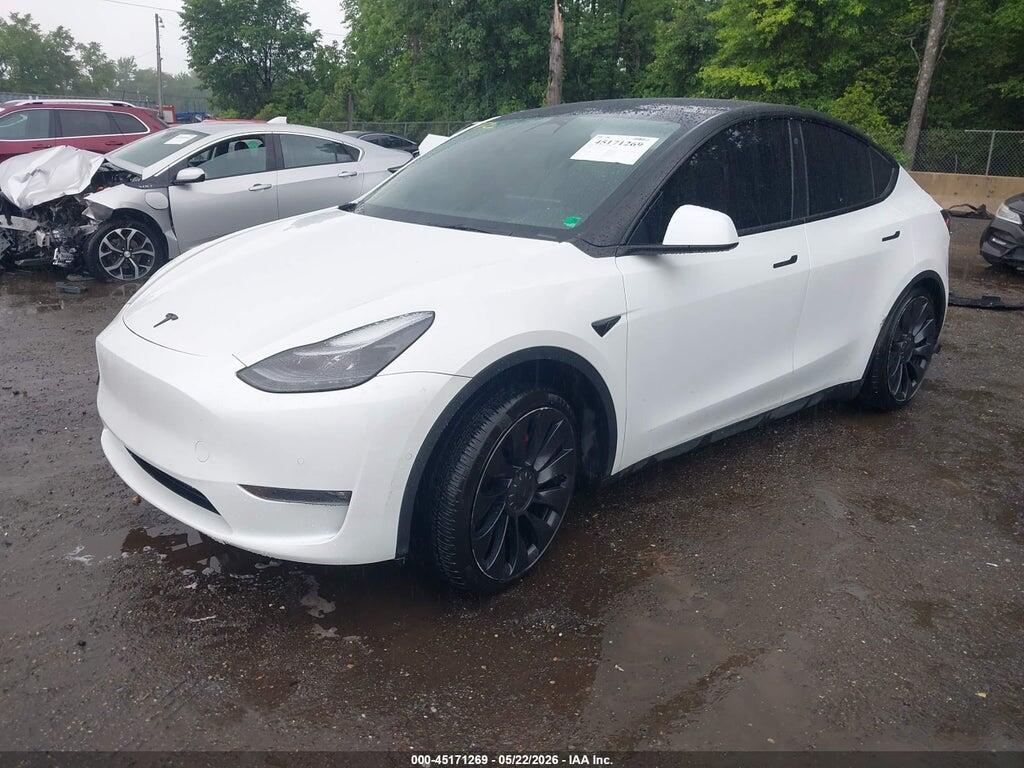 7SAYGDEF1NF534512 2022 TESLA MODEL Y photo no. 2