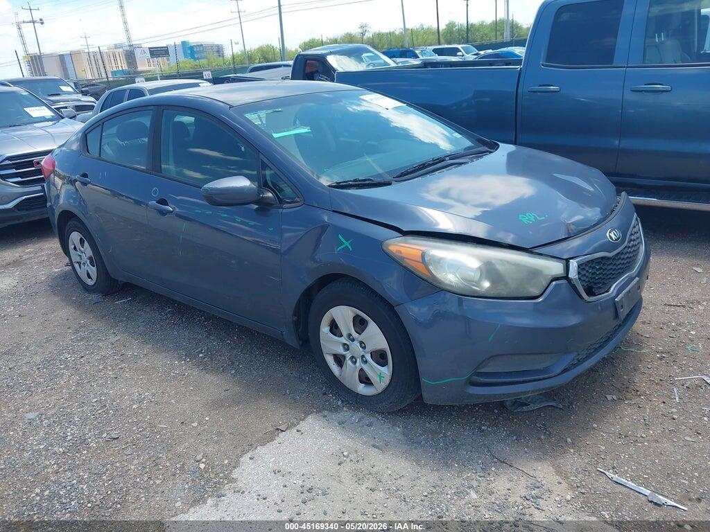 KNAFK4A68G5574273 2016 KIA FORTE photo no. 1