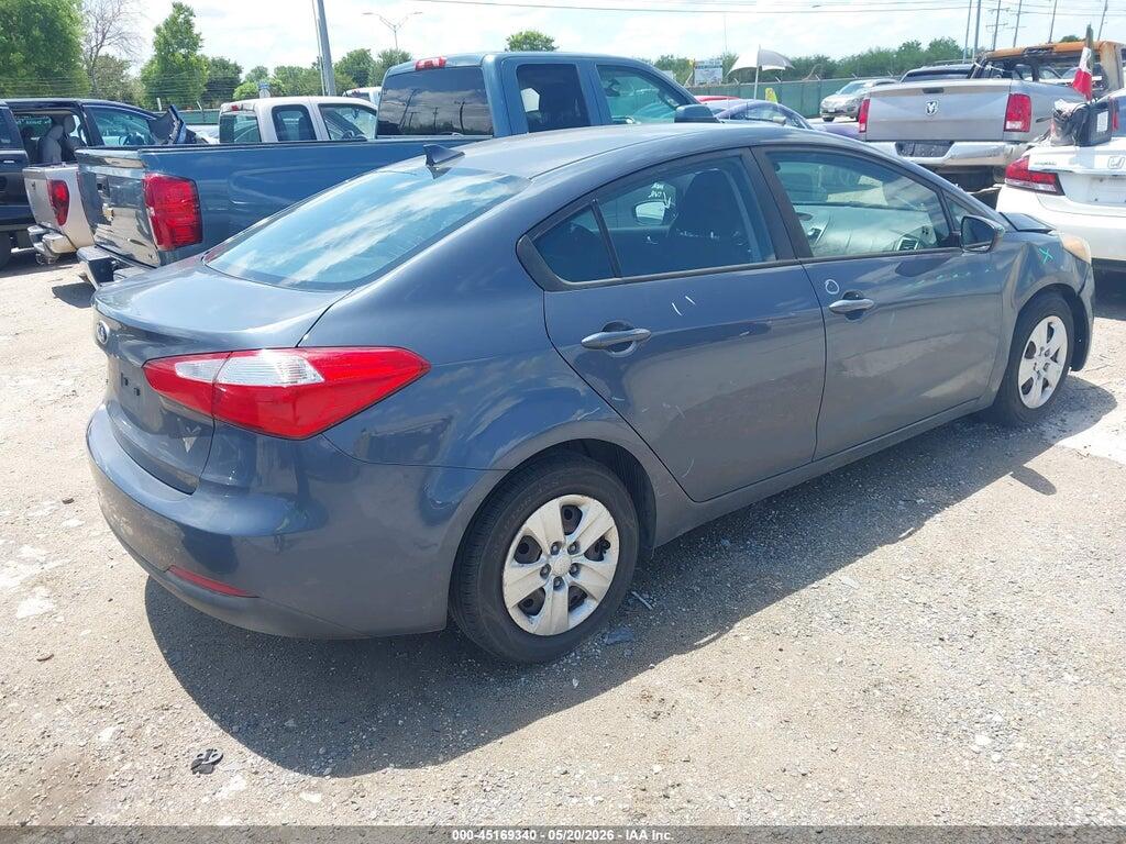 KNAFK4A68G5574273 2016 KIA FORTE photo no. 4