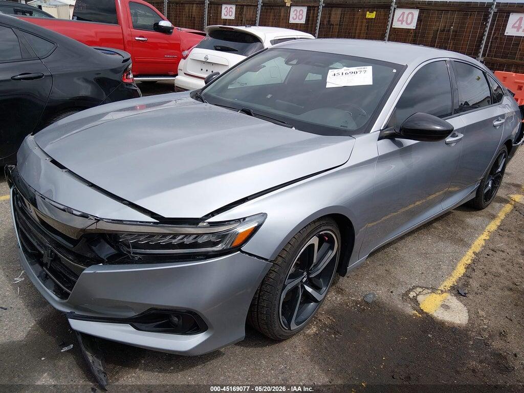 1HGCV1F32MA078402 2021 HONDA ACCORD photo no. 2