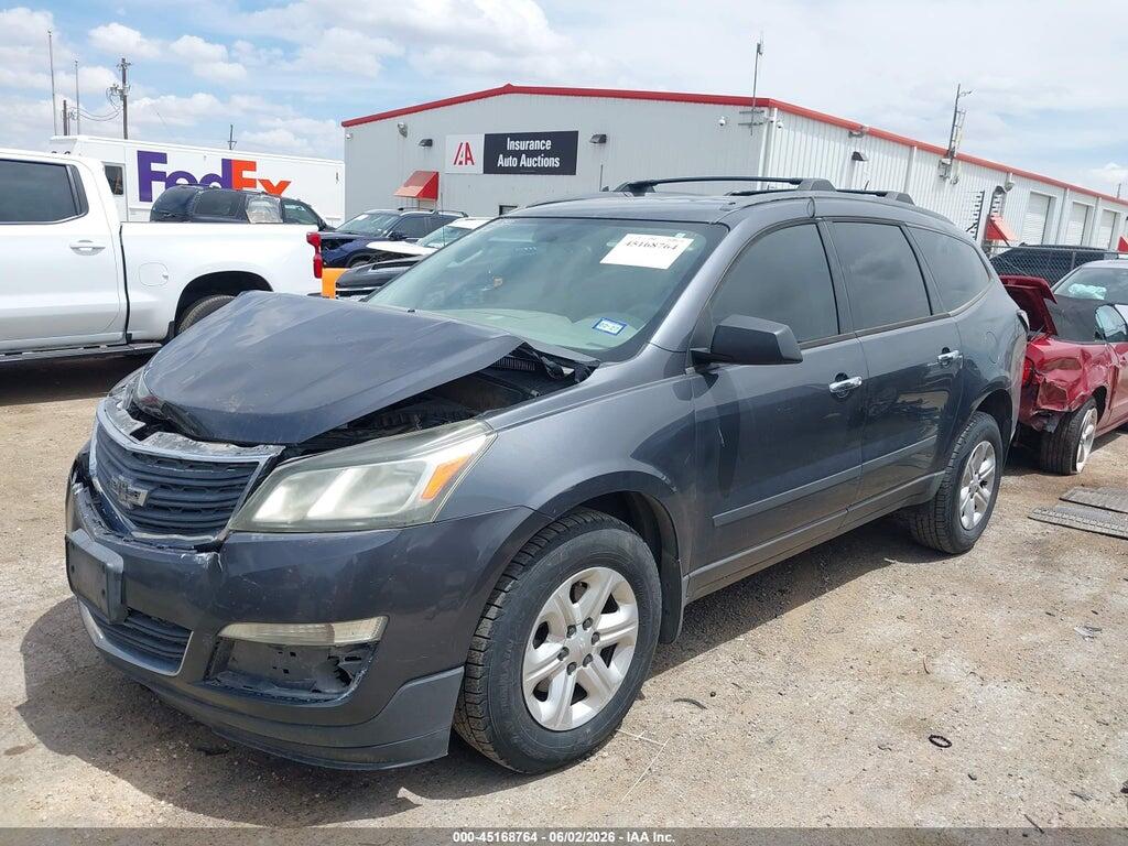 1GNKRFKD0EJ116387 2014 CHEVROLET TRAVERSE photo no. 2