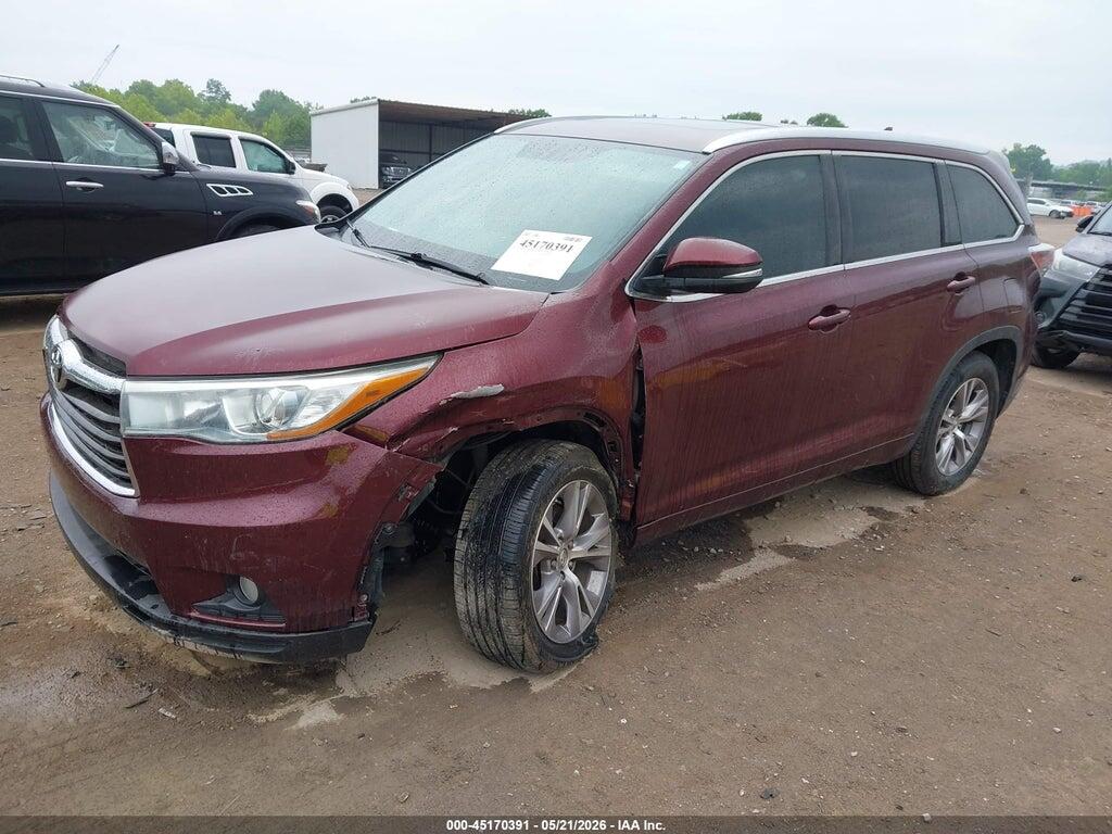 5TDKKRFH8FS078682 2015 TOYOTA HIGHLANDER photo no. 2