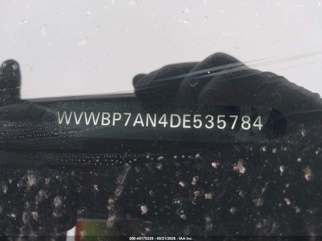 WVWBP7AN4DE535784 2013 VOLKSWAGEN CC photo no. 9