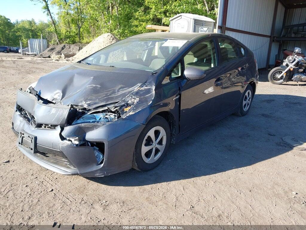 JTDKN3DUXD1689537 2013 TOYOTA PRIUS photo no. 2