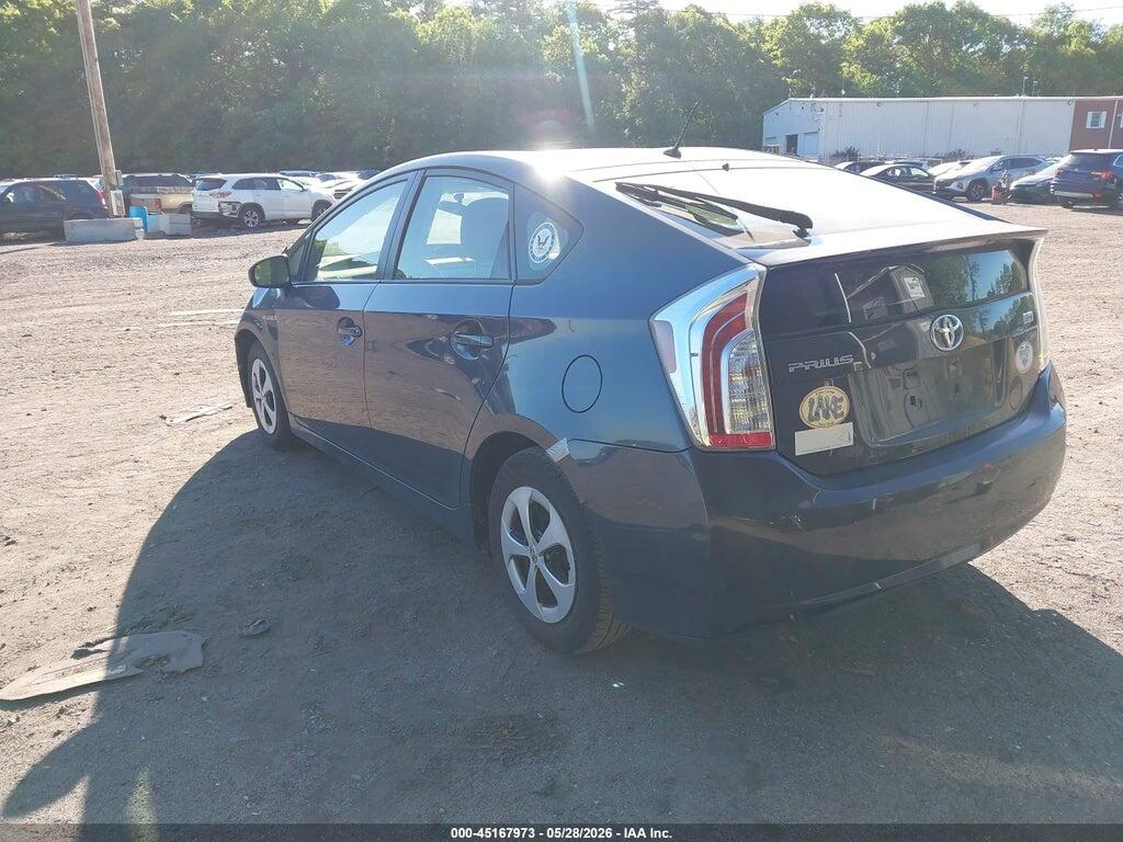 JTDKN3DUXD1689537 2013 TOYOTA PRIUS photo no. 3