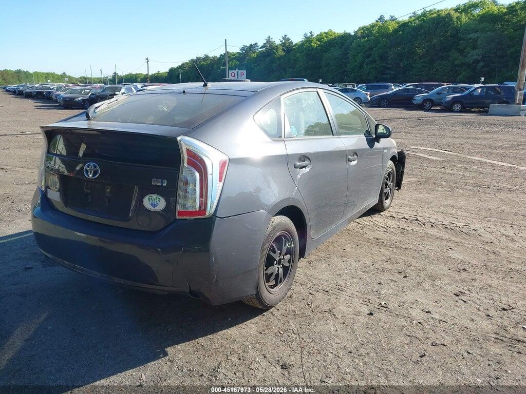 JTDKN3DUXD1689537 2013 TOYOTA PRIUS photo no. 4