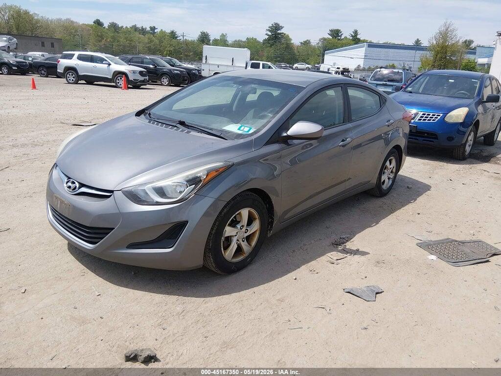 5NPDH4AE1EH503199 2014 HYUNDAI ELANTRA photo no. 2