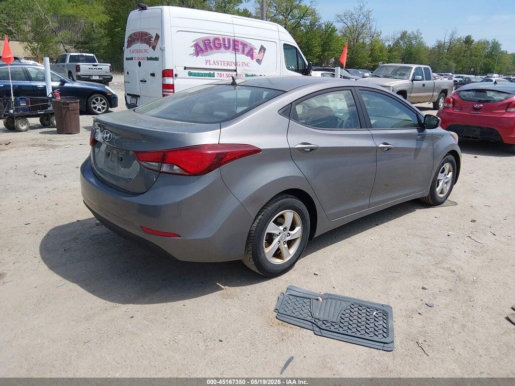 5NPDH4AE1EH503199 2014 HYUNDAI ELANTRA photo no. 4