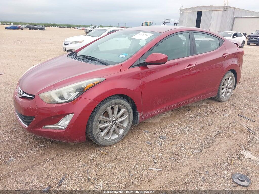 5NPDH4AE5GH653576 2016 HYUNDAI ELANTRA photo no. 2