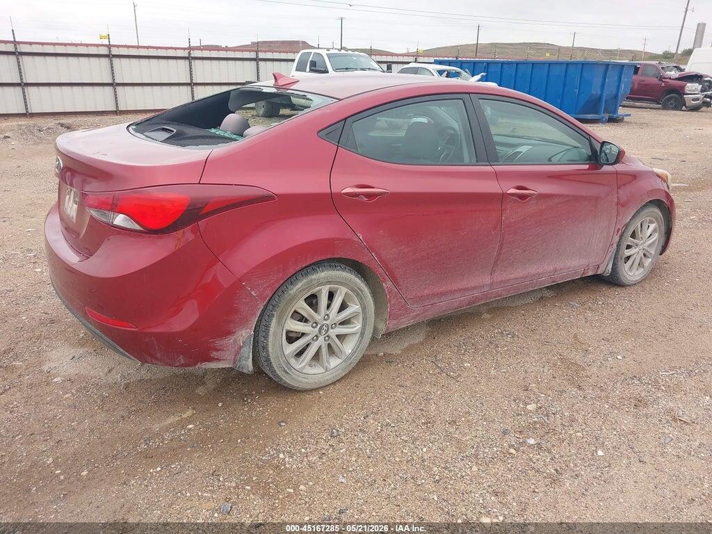 5NPDH4AE5GH653576 2016 HYUNDAI ELANTRA photo no. 4