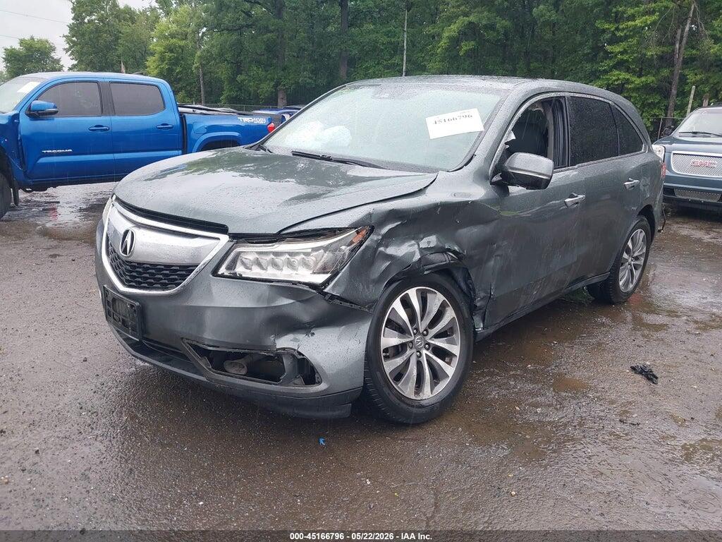 5FRYD4H47GB030449 2016 ACURA MDX photo no. 2