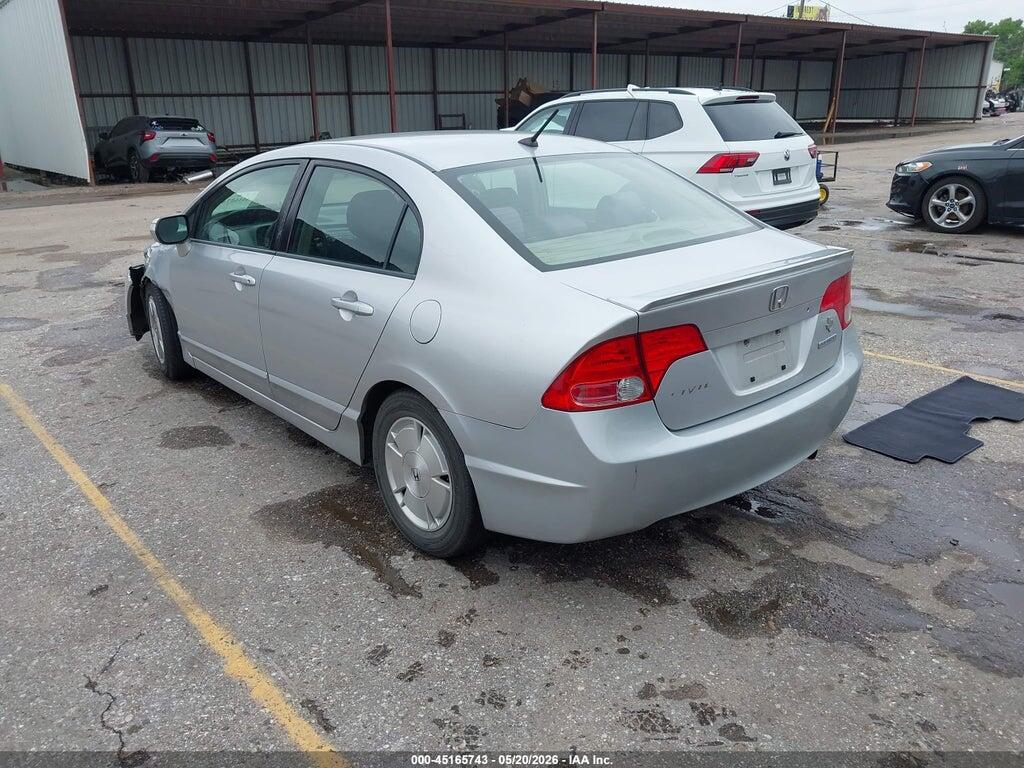 JHMFA36287S018115 2007 HONDA CIVIC HYBRID photo no. 3