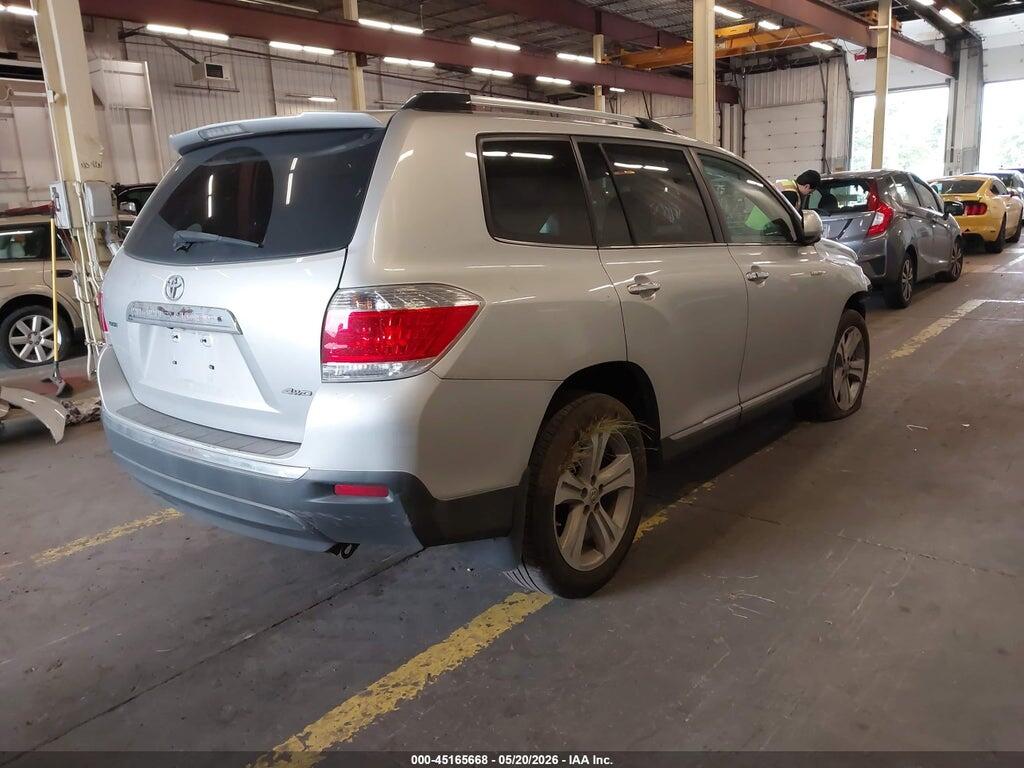 5TDDK3EH2CS139429 2012 TOYOTA HIGHLANDER photo no. 4