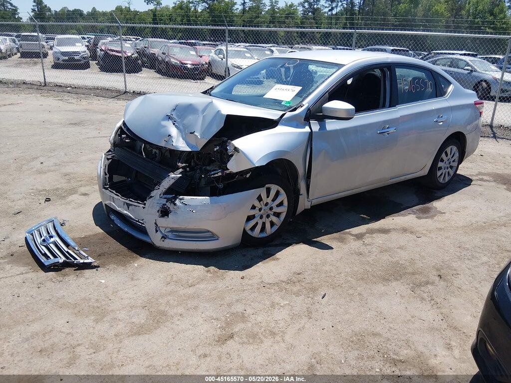 3N1AB7AP9EY337771 2014 NISSAN SENTRA photo no. 2