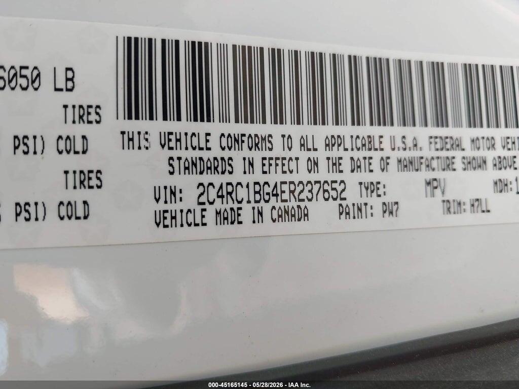2C4RC1BG4ER237652 2014 CHRYSLER TOWN & COUNTRY photo no. 9