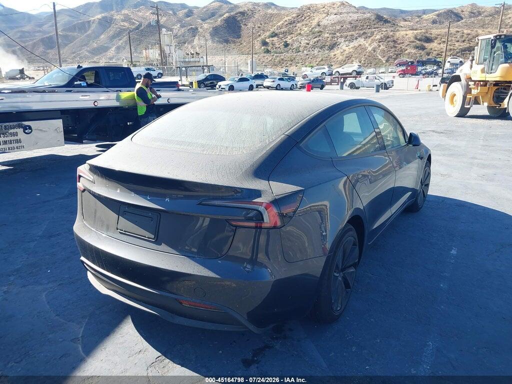 5YJ3E1EA1SF032904 2025 TESLA MODEL 3 photo no. 4