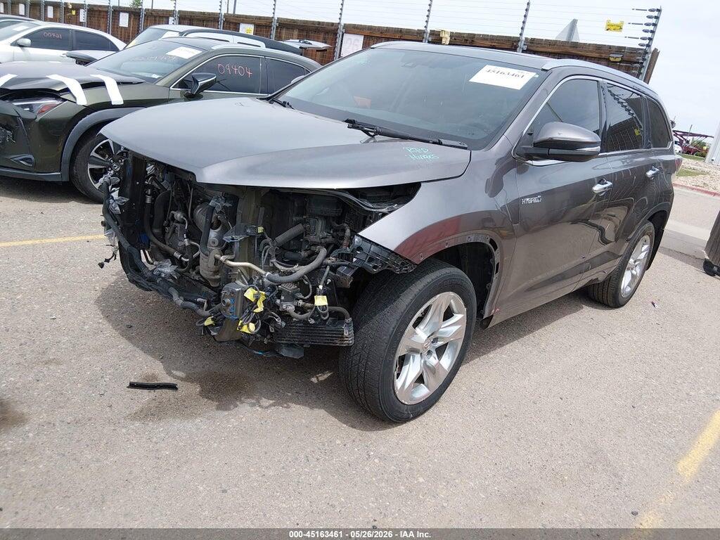 5TDDCRFH8FS010582 2015 TOYOTA HIGHLANDER HYBRID photo no. 2