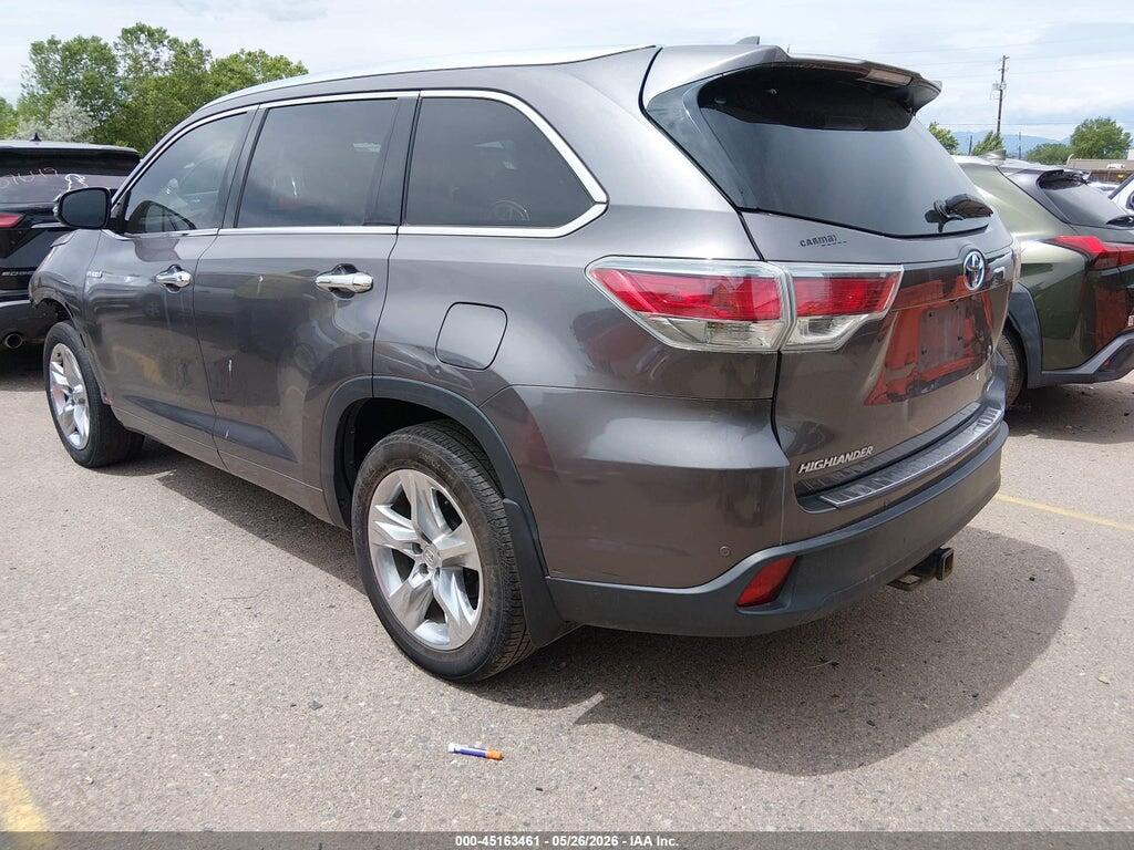 5TDDCRFH8FS010582 2015 TOYOTA HIGHLANDER HYBRID photo no. 3