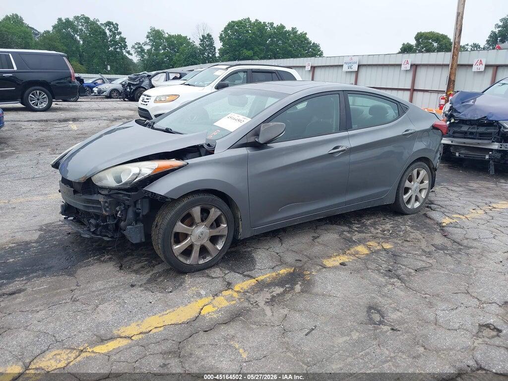 5NPDH4AE5CH116569 2012 HYUNDAI ELANTRA photo no. 2