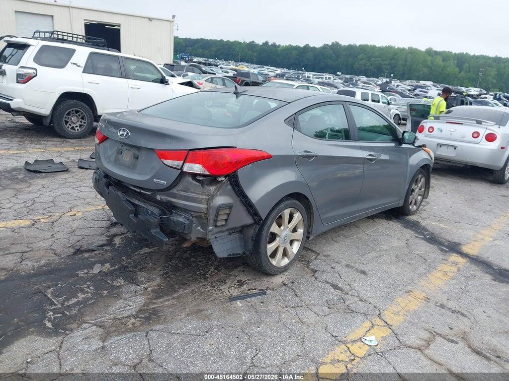 5NPDH4AE5CH116569 2012 HYUNDAI ELANTRA photo no. 4
