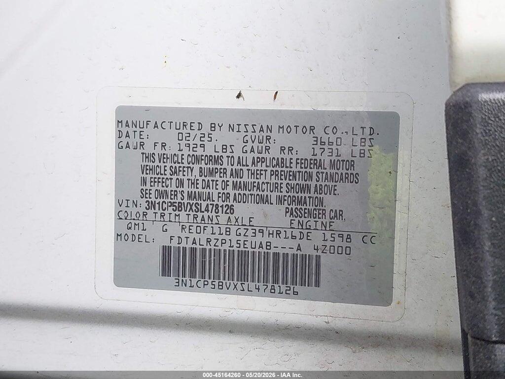 3N1CP5BVXSL478126 2025 NISSAN KICKS PLAY photo no. 9