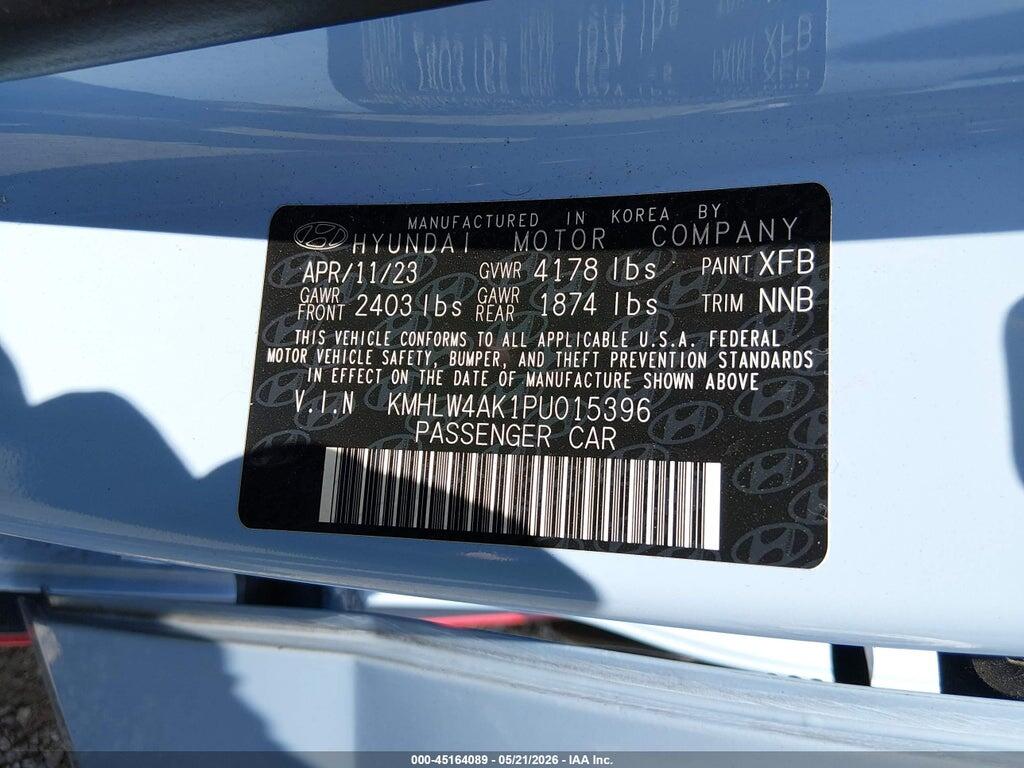 KMHLW4AK1PU015396 2023 HYUNDAI ELANTRA N photo no. 9