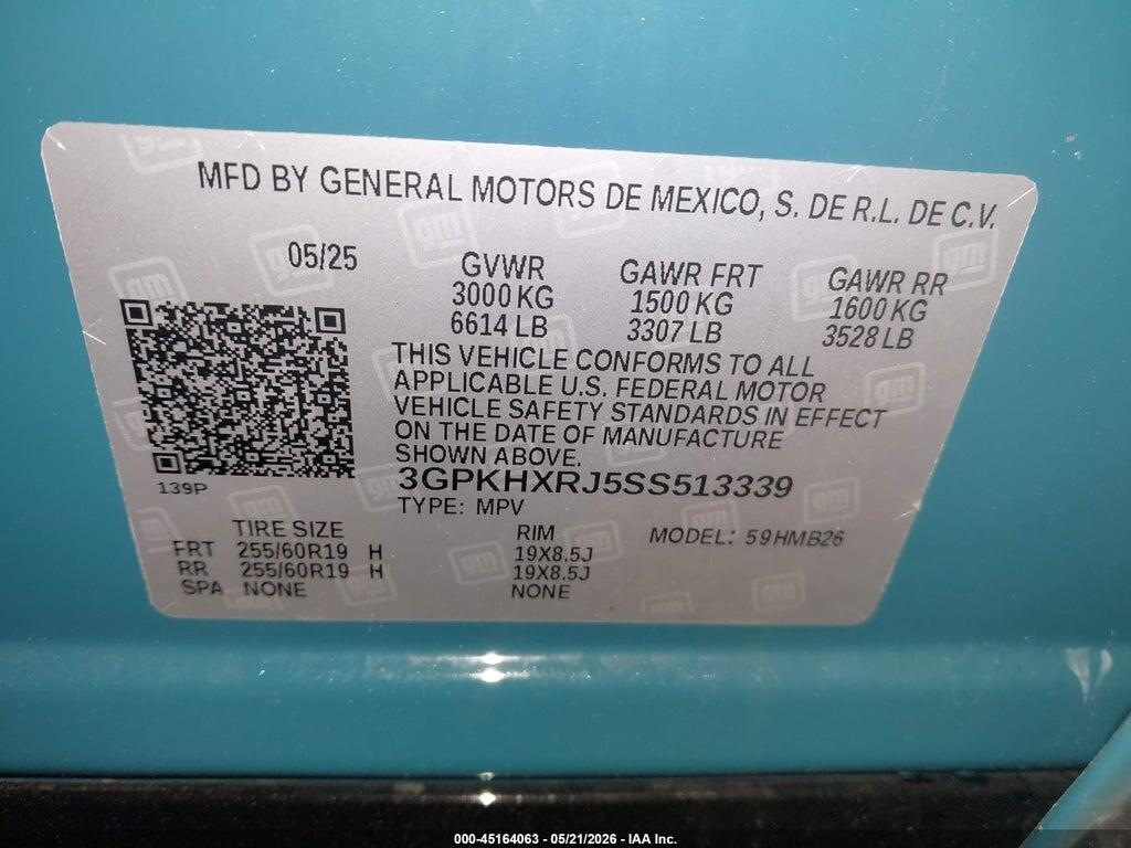 3GPKHXRJ5SS513339 2025 HONDA PROLOGUE photo no. 9