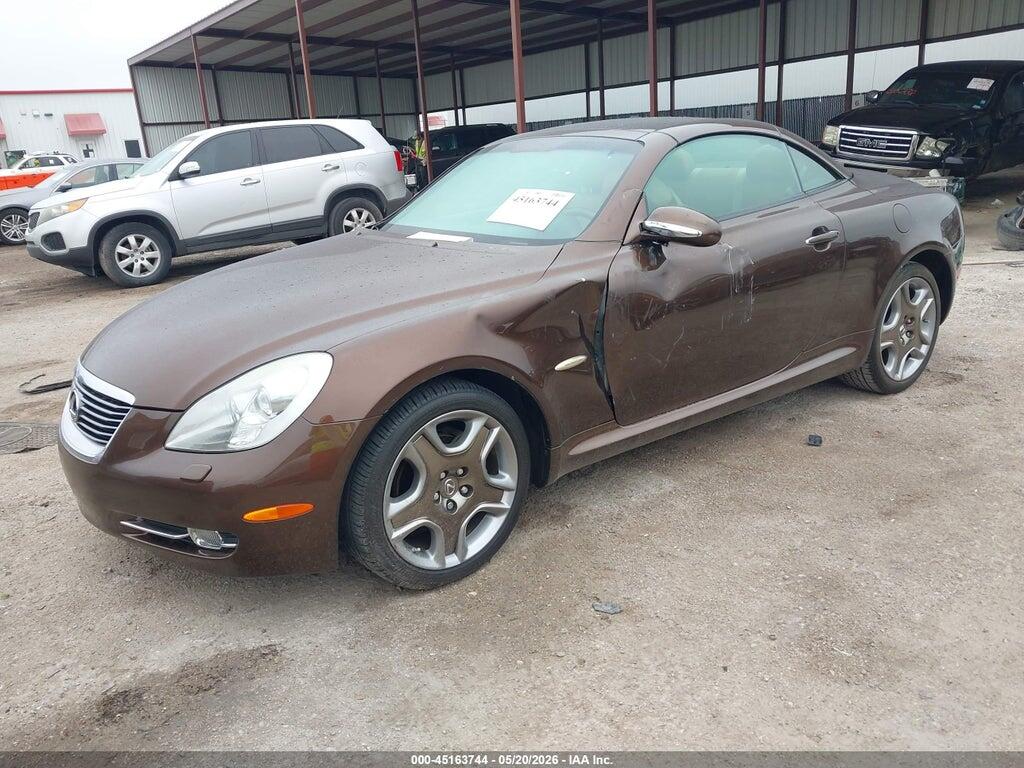 JTHFN48Y769000562 2006 LEXUS SC 430 photo no. 2