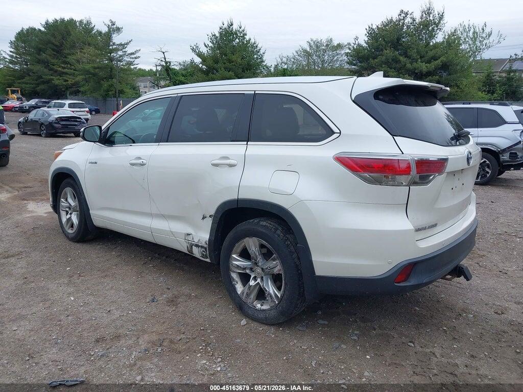 5TDDCRFH3ES004445 2014 TOYOTA HIGHLANDER HYBRID photo no. 3