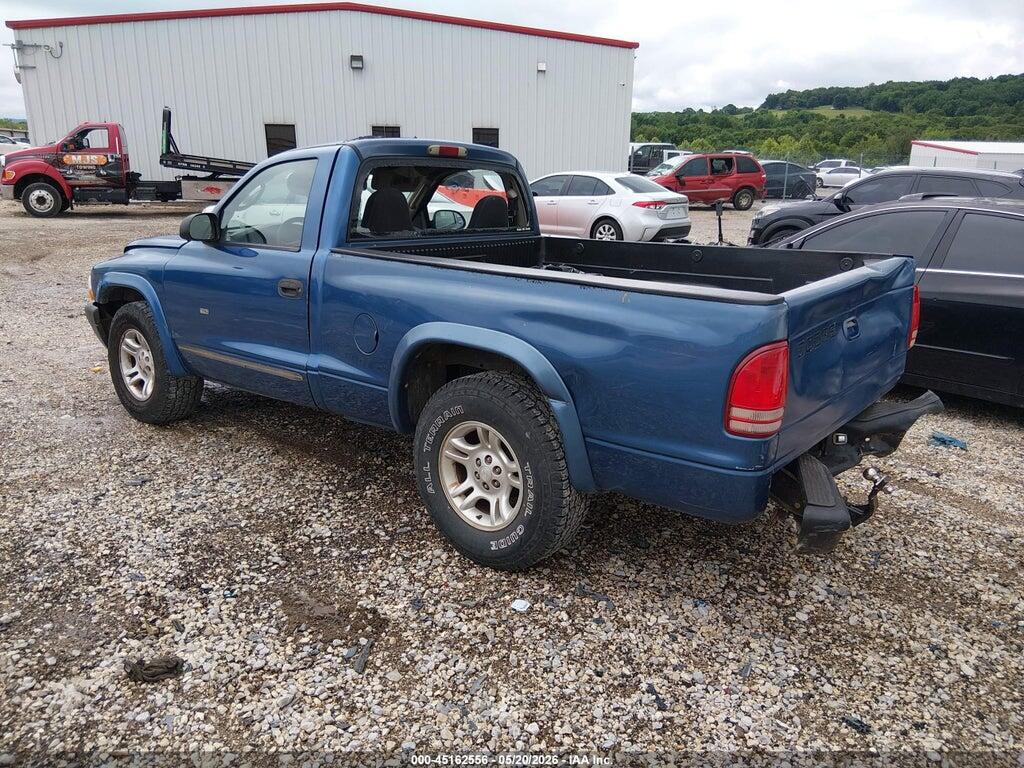 1B7FL36X42S650867 2002 DODGE DAKOTA photo no. 3