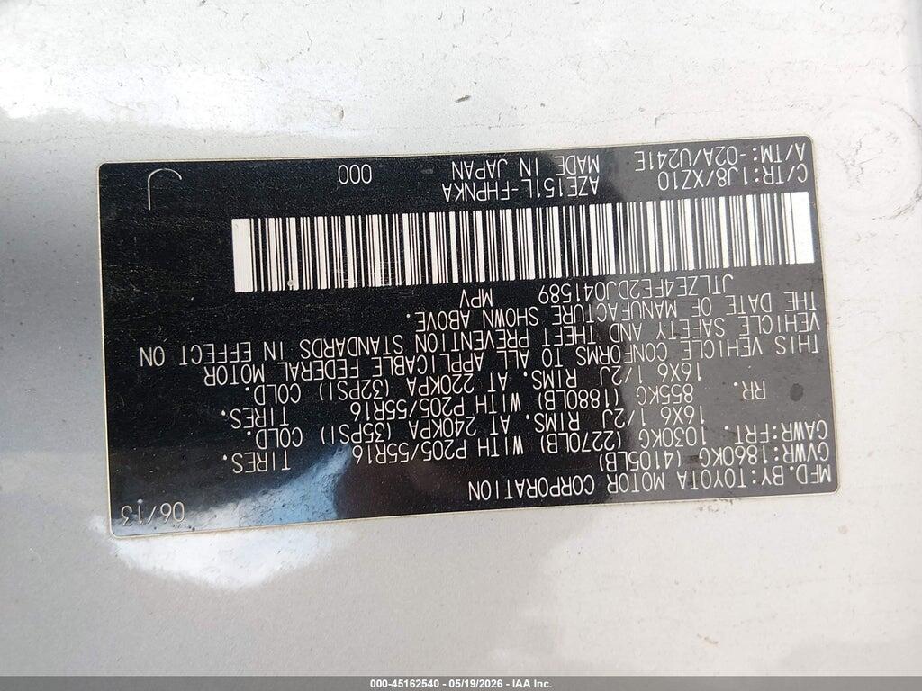JTLZE4FE2DJ041589 2013 SCION XB photo no. 9