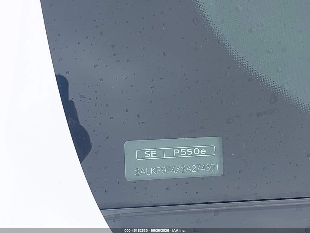 SALKP9F4XSA274301 2025 LAND ROVER RANGE ROVER photo no. 9
