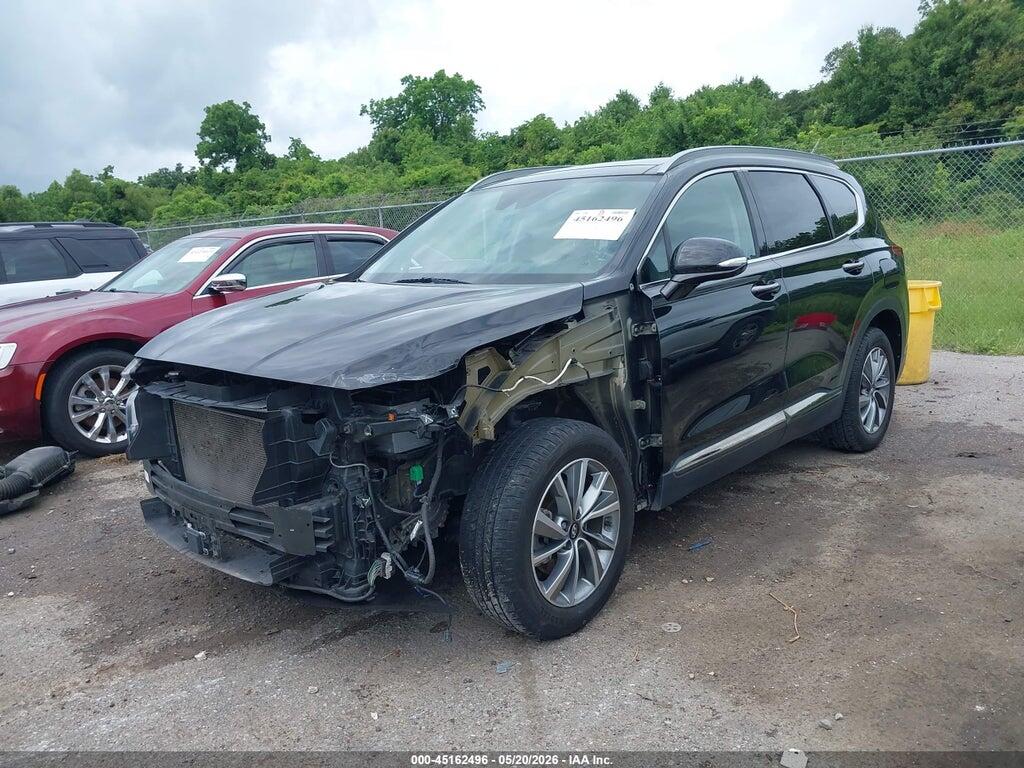 5NMS53ADXKH050260 2019 HYUNDAI SANTA FE photo no. 2