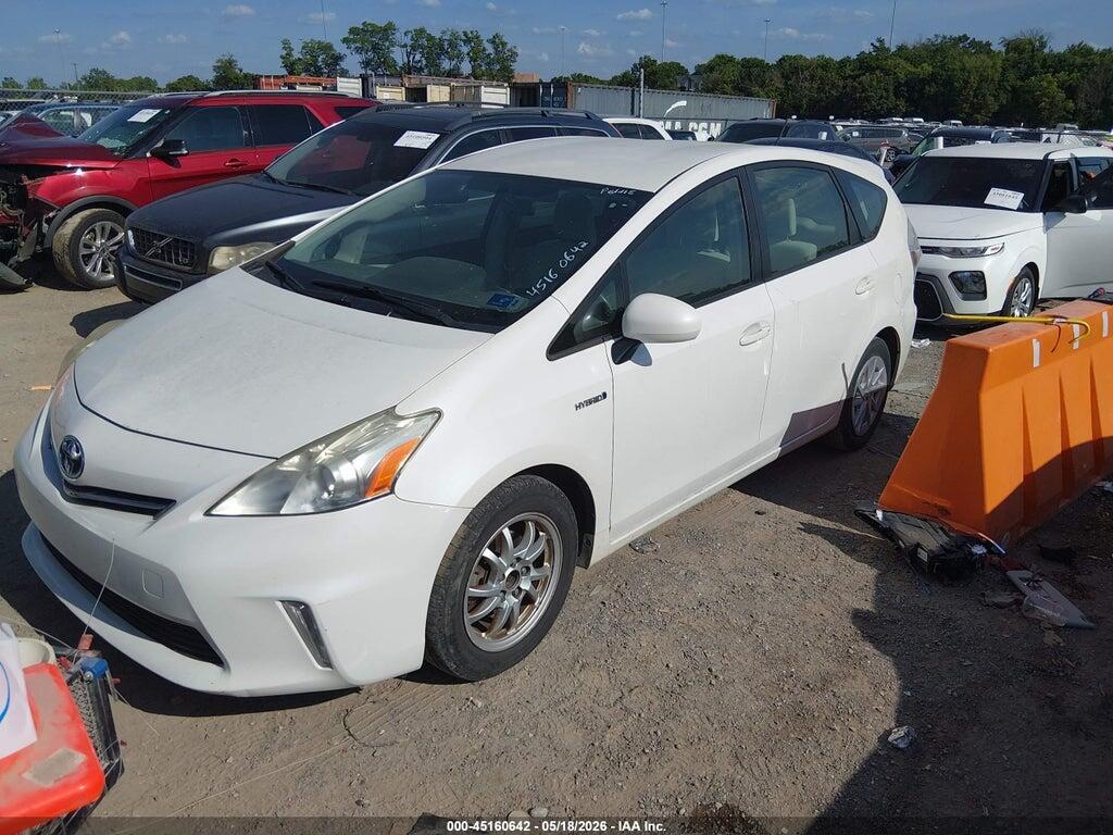 JTDZN3EU2C3043568 2012 TOYOTA PRIUS V photo no. 2