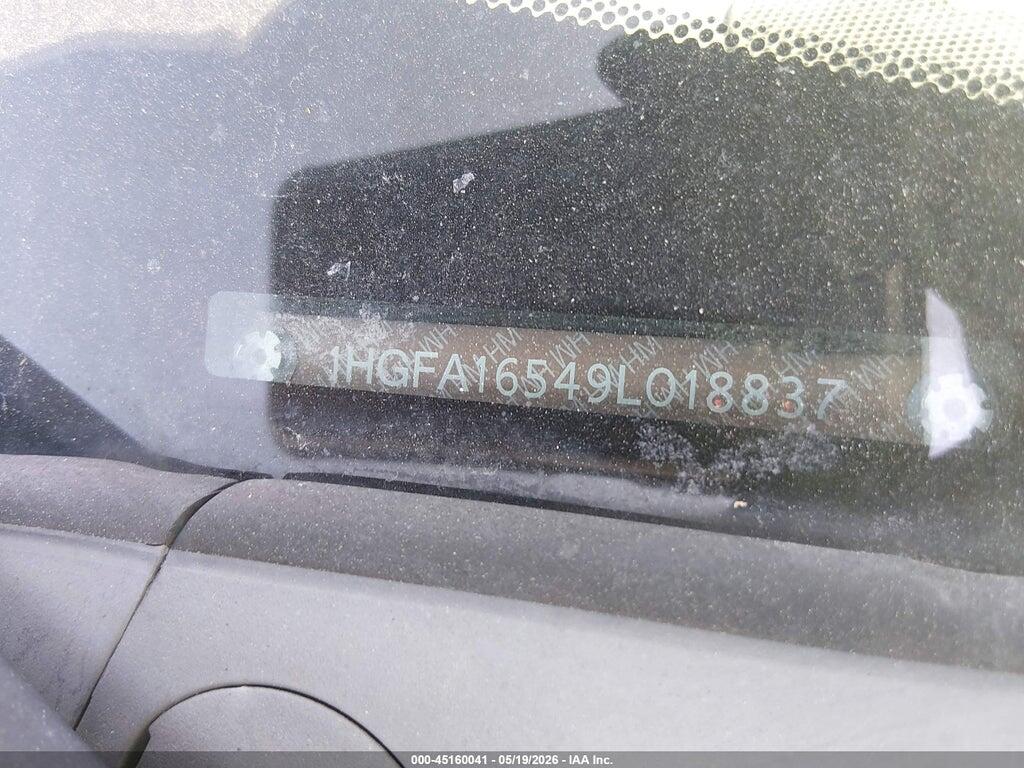 1HGFA16549L018837 2009 HONDA CIVIC photo no. 11