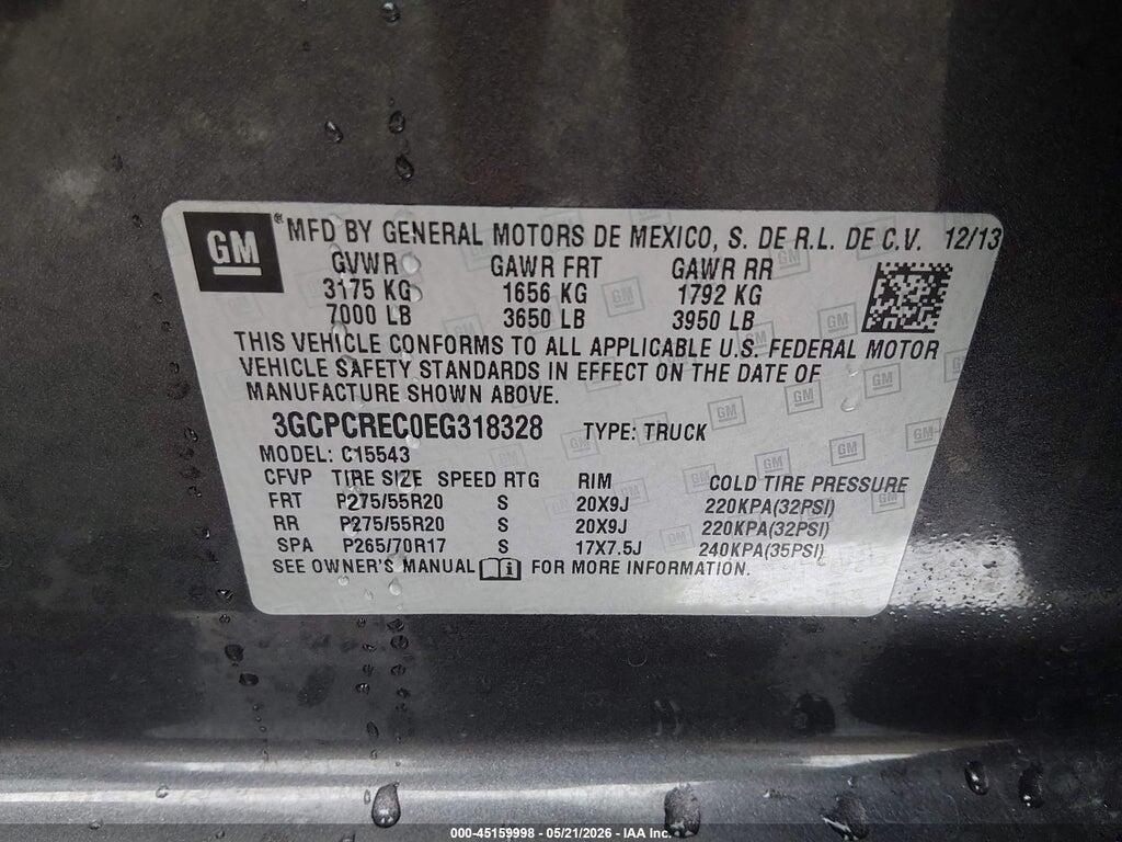3GCPCREC0EG318328 2014 CHEVROLET SILVERADO 1500 photo no. 9