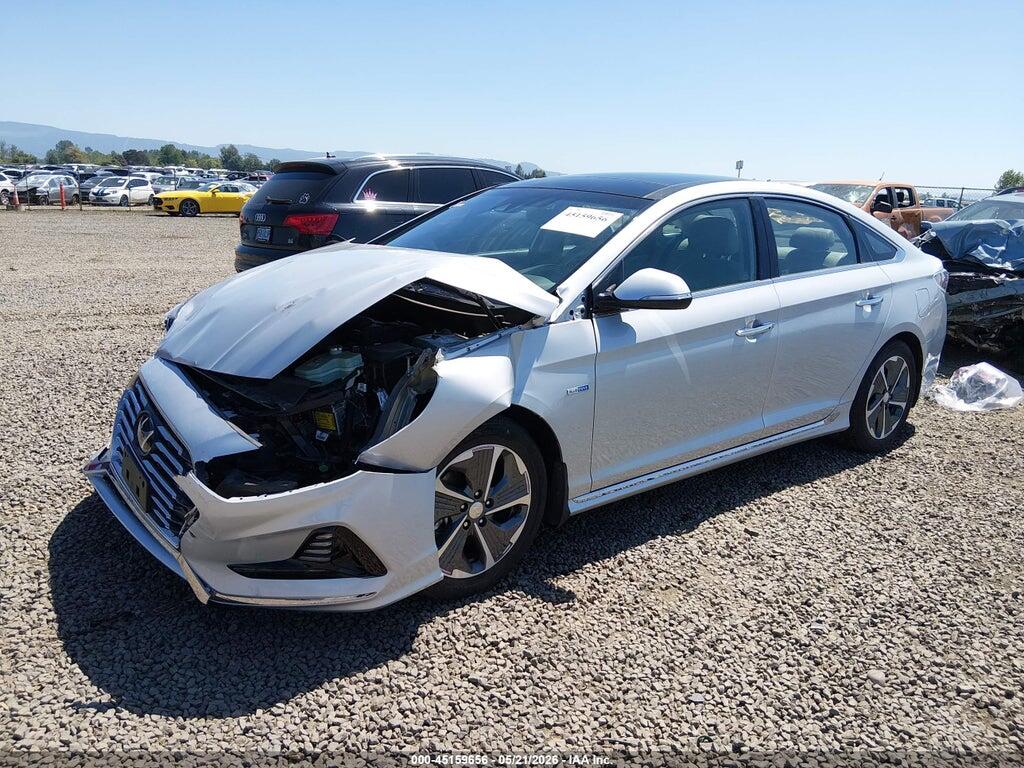 KMHE34L38KA091098 2019 HYUNDAI SONATA HYBRID photo no. 2