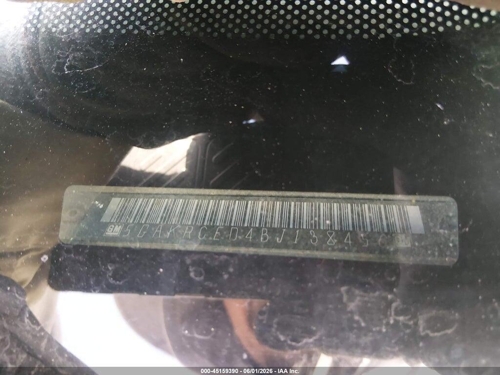 5GAKRCED4BJ138456 2011 BUICK ENCLAVE photo no. 9