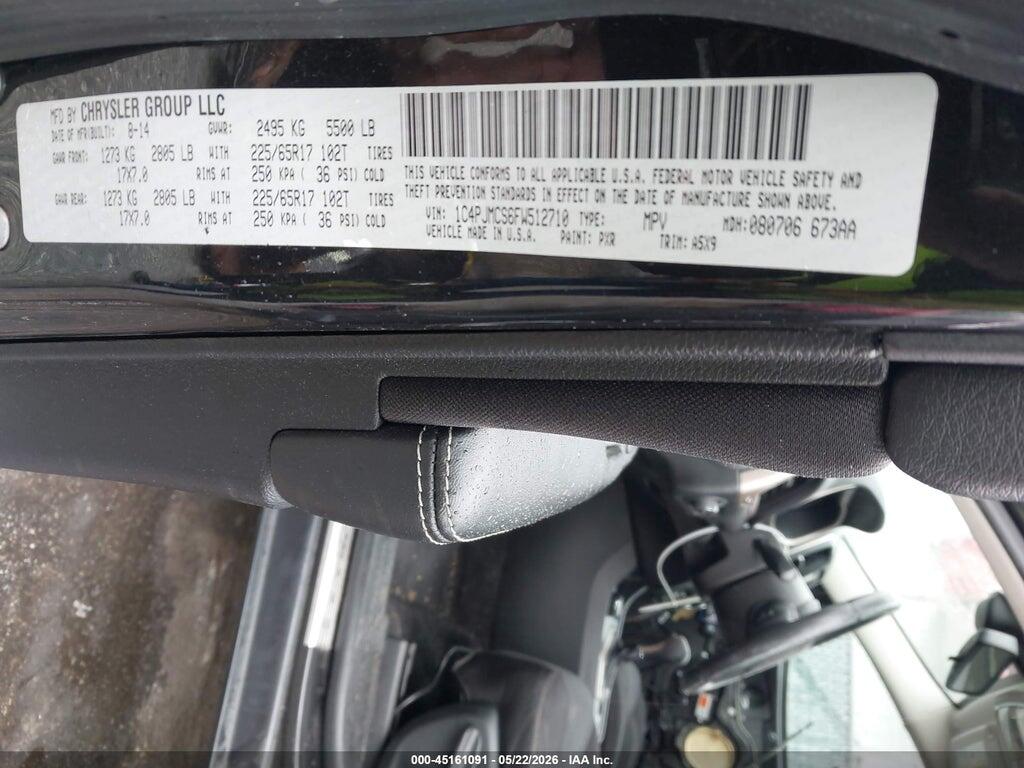 1C4PJMCS6FW512710 2015 JEEP CHEROKEE photo no. 9