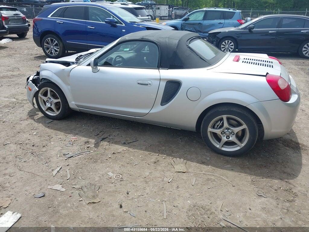 JTDFR320810040049 2001 TOYOTA MR2 SPYDER photo no. 3